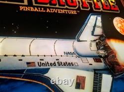 Williams Space Shuttle Pinball Machine Prochain Gen Verre De Dos Translitte