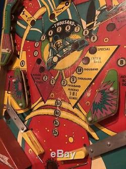 Williams Tri Zone Pinball Machine Utilisée Peuplée Playfield. Support Mural / Pièces