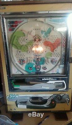 Wow Nishijin Antique Vintage Japon Pinball Pachinko Slot Arcade Machine Toy Set