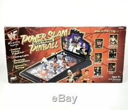 Wwf Powerslam Pinball Machine Electronique Wrestling 1998 Vintage Nouveau Wwe