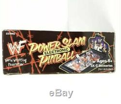 Wwf Powerslam Pinball Machine Electronique Wrestling 1998 Vintage Nouveau Wwe