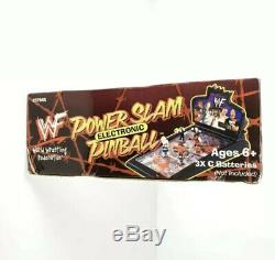 Wwf Powerslam Pinball Machine Electronique Wrestling 1998 Vintage Nouveau Wwe