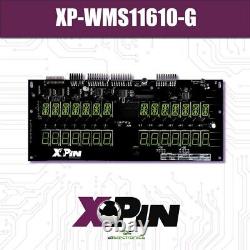 X-PIN WILLIAMS SYSTÈME DE MACHINE À FLIPPER PINBALL 11a 11b AFFICHAGE LED VERT XP-WMS 11610-G