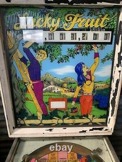 Zaccaria Lucky Fruit 1970s Pinball Machine