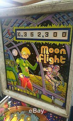 Zaccaria Moon Flight Pinball Circa 1976